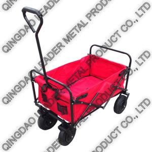 China Folding Collapsible Utility Wagon with 2.50-4 Pneumatic Wheel - TC1011D - P250 on sale