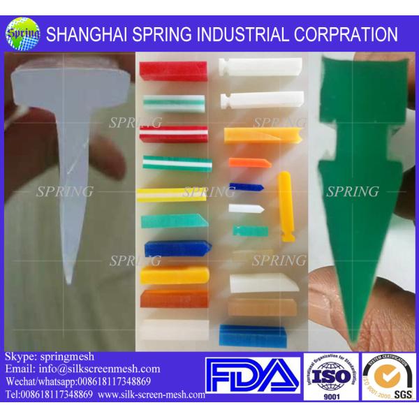 Screen printing rubber squeegee for standard textile 75 shore