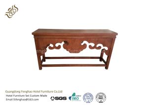 Buy cheap Mahogany Carving Patrerns Hallway Console Table / Entryway Rustic Console Table product