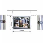 A3 A4 Crystal Light Box Led Frames Illuminated Light Box Hanging Window Display