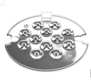 Quality ROHS 12 In 1 PCB LED Module Round Weather Resistant PC Material for sale
