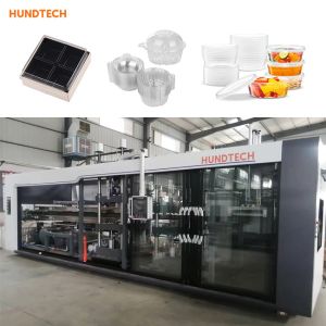 Buy cheap 2.4m Food Packing Container Making Machine Multiservo Temperature Control product