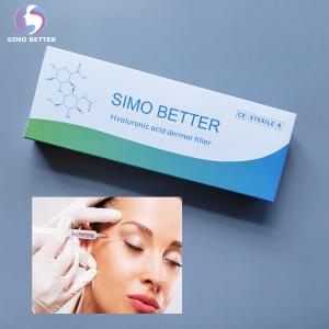 China Natural Crosslinked 1ml Injectable Dermal Fillers For Nasolabial Fold on sale