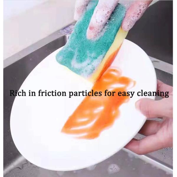 Eco Friendly Non Toxic Dish Sponge Compact For Tough Stains And Grease