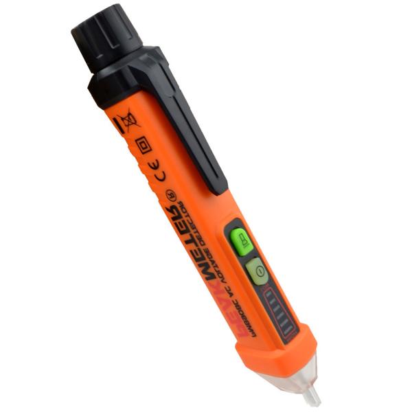 Live Wire Electrical Current Tester Pen , High Safety Contactless Voltage Detector