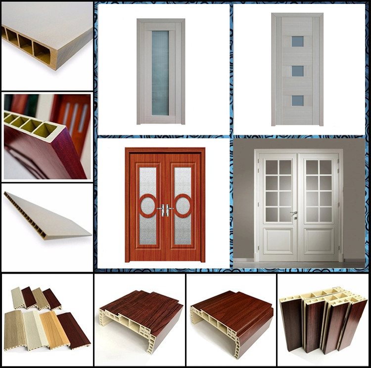 Recycled Materials WPC Hollow Doors High Performance Customizable