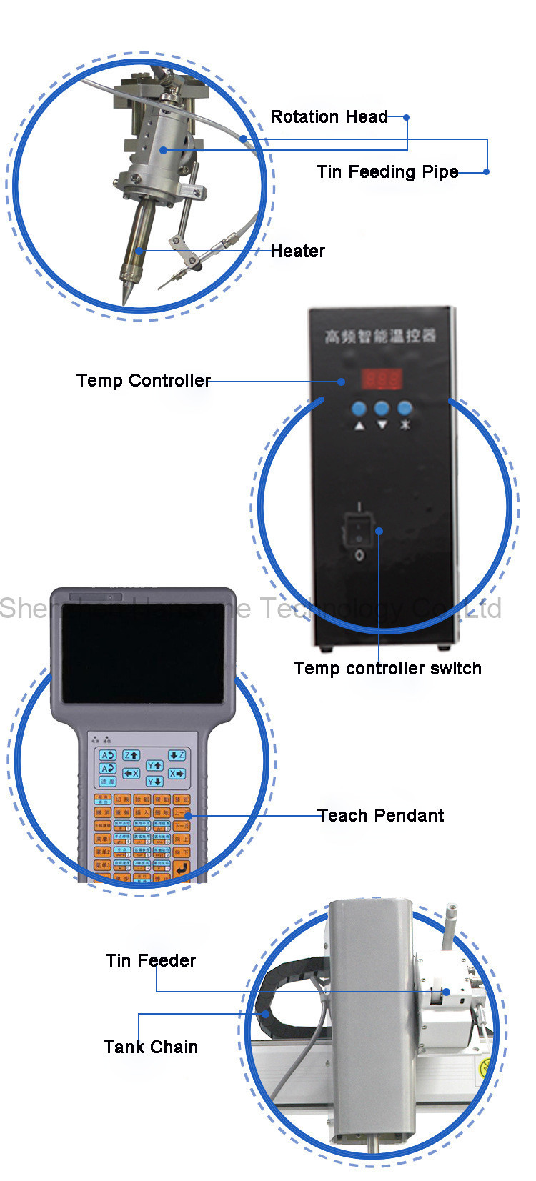Auto Operation PCB Soldering Machine Hiwin Guide Timing Belt CAD File AC 220V/110V