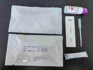 Immunochromatographic Anti HCV Rapid Test Kit For Qualitative Detection