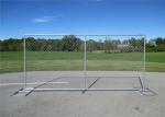 Hot Galvanized Temporary Mesh Fencing 1.8 X 2.4 Welded Mesh Mobile Fence