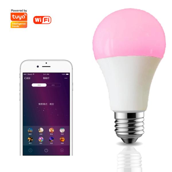 Tuya Bulb Smart Multicolor Light Life Rechargeable 2600k-6500k