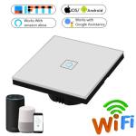 EU Standard Wifi Light Switch Wall Switch Wireless Smart Switch 220v APP Control