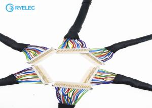 Hirose DF19 Connector LVDS Cable Assembly , 20 Pin LVDS Extension Cablefor For Laptop