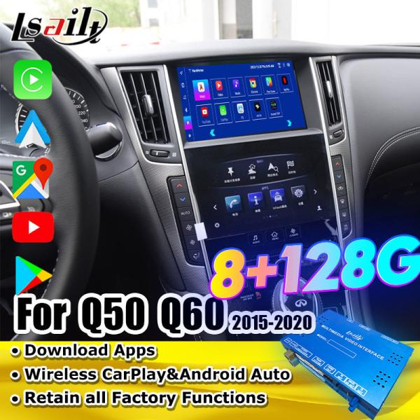Quality Lsailt Android Infotainment Module for Infiniti Q50 Q60 2014-2020 CarPlay Interface, Android Navigation Box for sale