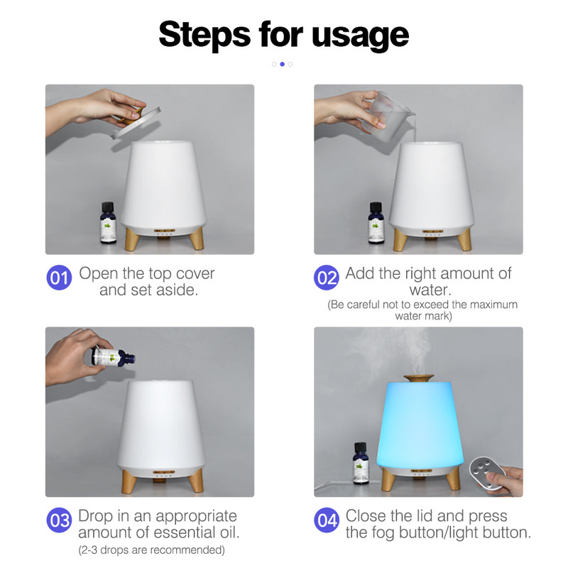 300ML Portable Smart APP Wifi Control Aroma Diffuser