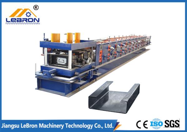 Quality 11kW Main Power C Purlin Machine High Roll Forming Speed 80mm Roller Shaft Diameter for sale