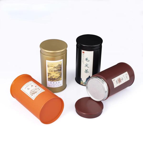 Quality Tea Cake Tin Packaging Container Can With Lid Ultra Thin Boxes Square for sale