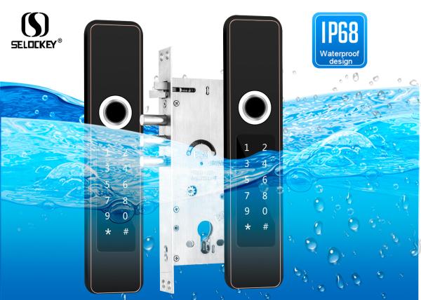 Quality Keyless Waterproof Outdoor Vila Gates Fingerprint Door Locks for sale