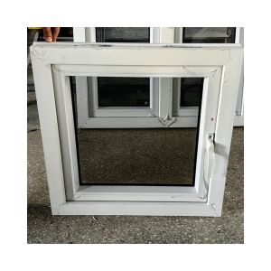 French Style White Frame Upvc Glazed Casement Windows