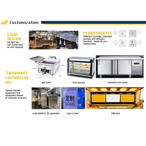 Movable Mobile Food Trailer