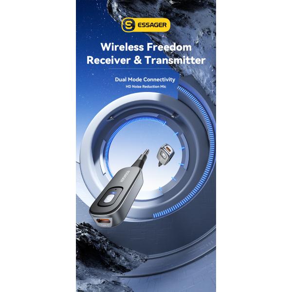 Essager 3.5mm Aux Bluetooth Adapter Receiver Wireless Transmitter