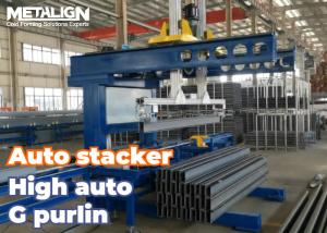 Automated Reversible Stacking Line For Asymmetric G Shape Purlins