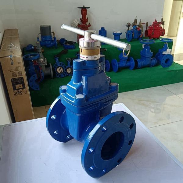 DN150 Lock Gate Valve GGG40 Flange Gate Valve For Water Industrial Use