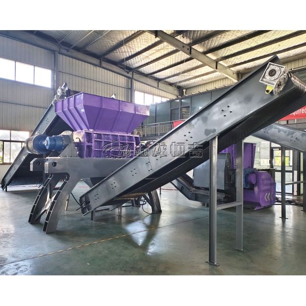 Industrial Grade Metal Shredder for Stainless Steel and Aluminum Alloy Processing Double Shaft Shredder