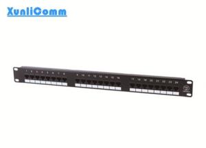 utp cat5e 24 port 1u 19inch rj45 network patch panel
