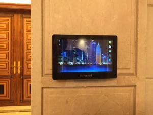 China Wall mounting touch screen tablet pc with POE and RS485 for smart building automation on sale