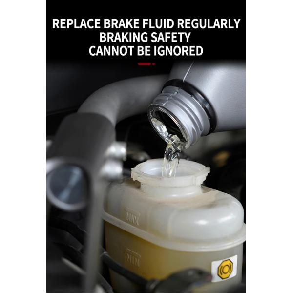 Customize Dot 4 Synthetic Brake Fluid 500ml Automotive Lubricating Oil