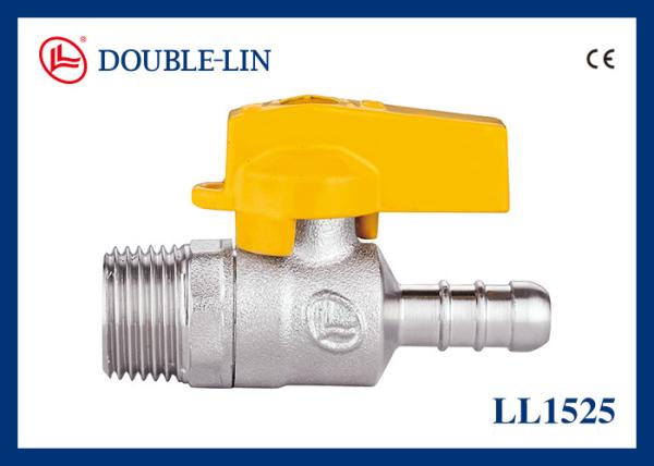 Quality Male X Hose Connector 1/2" X 11mm Brass Gas Ball Valve for sale