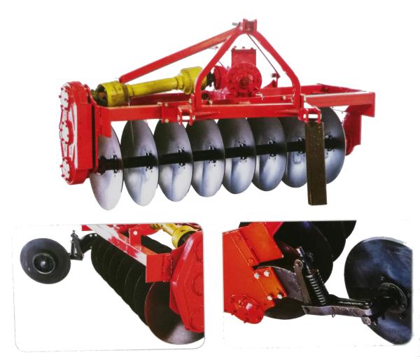 Quality 8pcs Discs Small Scale Agricultural Machinery Working Width 880-1760mm Rotary Disc Plough for sale