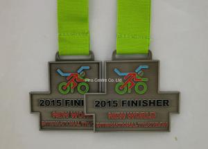 Buy cheap Custom Triathlon Die Casting US Army Medals , Soft Enamel Medal Lanyards product