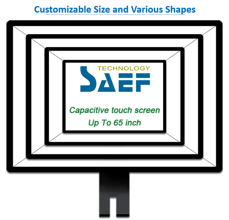 PCAP TFT Display 21.5 Inch FHD 1920*1080 Resolution, LVDS 21.5 Inch TFT LCD Display With Built-In LED Backlight Driver