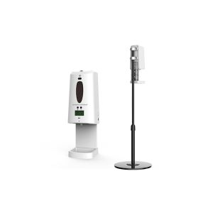 White 1300ml Touchless Hand Sanitizer Dispenser Temperature Measuring