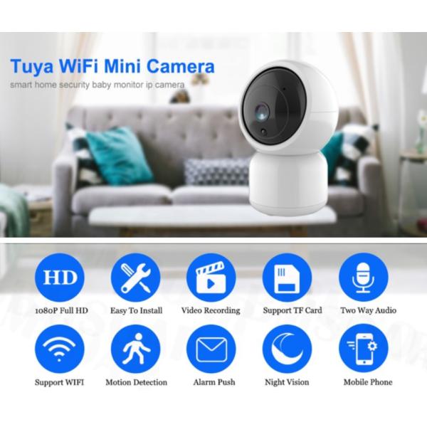1080P Night Vision Tuya Smart Camera WIFI 3G 4G Tuya Onvif Camera