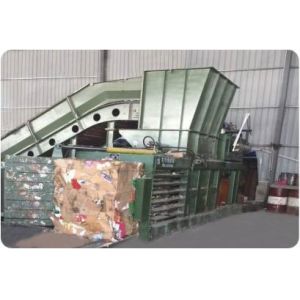 Plastic Plc Control Horizontal 37.5kw Horizontal Baler
