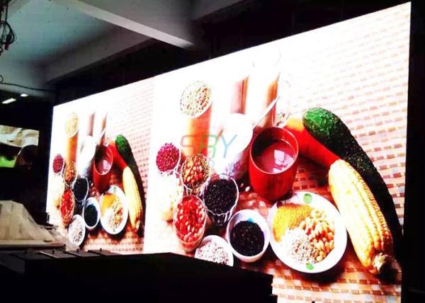 Quality IP65 6500nits HD led video display panels / 1R1G1B outdoor led display board P5 for sale