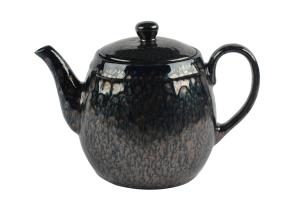 Buy cheap 1300CC Ceramic Tea Coffee Set Teapot With Metallic Reactive Glaze product