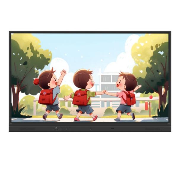 Interactive Touch Screen Monitor 55 65 75 86 98 110 Inch Android WIN Multi Touch Educational Smart Board For Kids Teach
