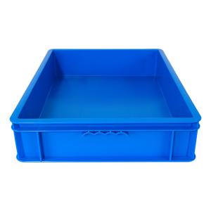 Buy cheap Customized Logo Plastic Stackable Industrial Crate with Lid Logistic Storage Solution product