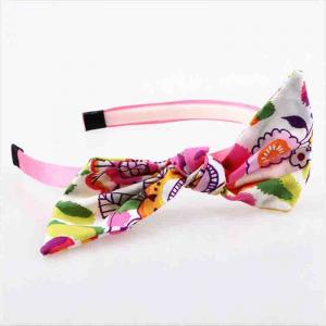 China Hoop Toddler Girl Hair Accessories Hairband Fabric Material Eco - Friendly on sale