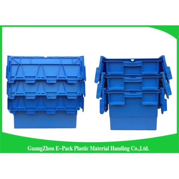 Customized Plastic Attached Lid Containers Storage Packaging Long Service Life