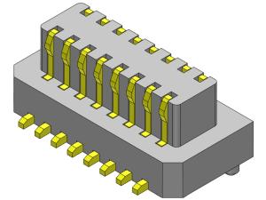 China 300VAC SMT Board To Board Connector Pitch 0.80mm Male BTB Connector on sale