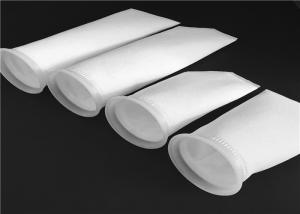 China PE / PP Needle Liquid Filter Bag / 25 Micron Polyester Bag Filter Customized Size on sale