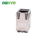 KRJ-008QGYGUSBNL Rj45 90 Degree Connector USB2.0 Socket Built In Gigabit Filter