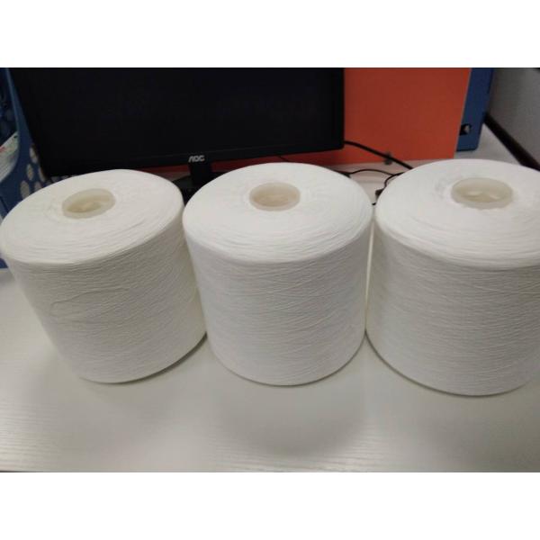 High Tenacity 62 / 3Semi Dull Polyester Yarn Z Twist Low Shrinkage For Sewing