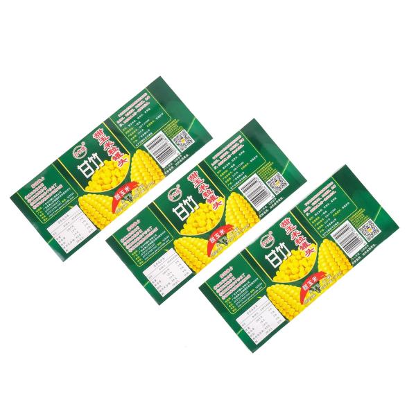 Quality Wet Glue Label for Customized Adhesive Label Printing on Jars Cans Bottles for sale