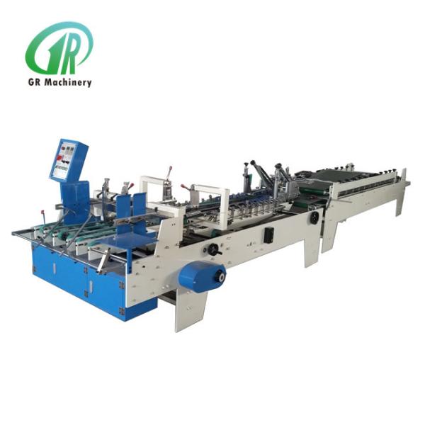 Quality Automatic Cardboard Special Shaped Carton Flexo Folder Gluer Small Packing for sale