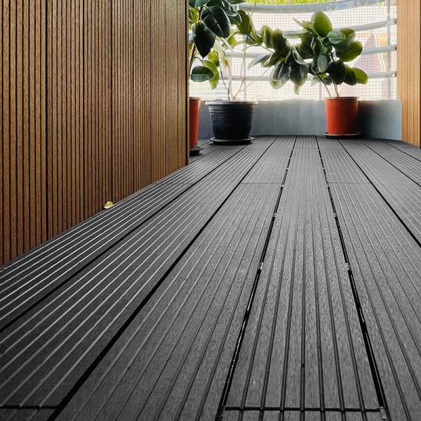 Quality UV Protection WPC Decking Panel Composite Lumber Decking Boards ISO for sale